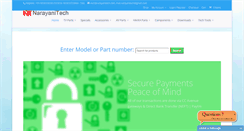 Desktop Screenshot of narayanitech.com